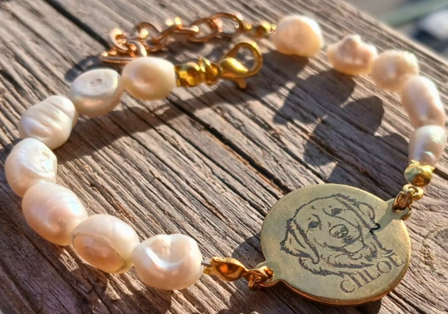 Aurea™ - Bracciale in perle  personalizzabile